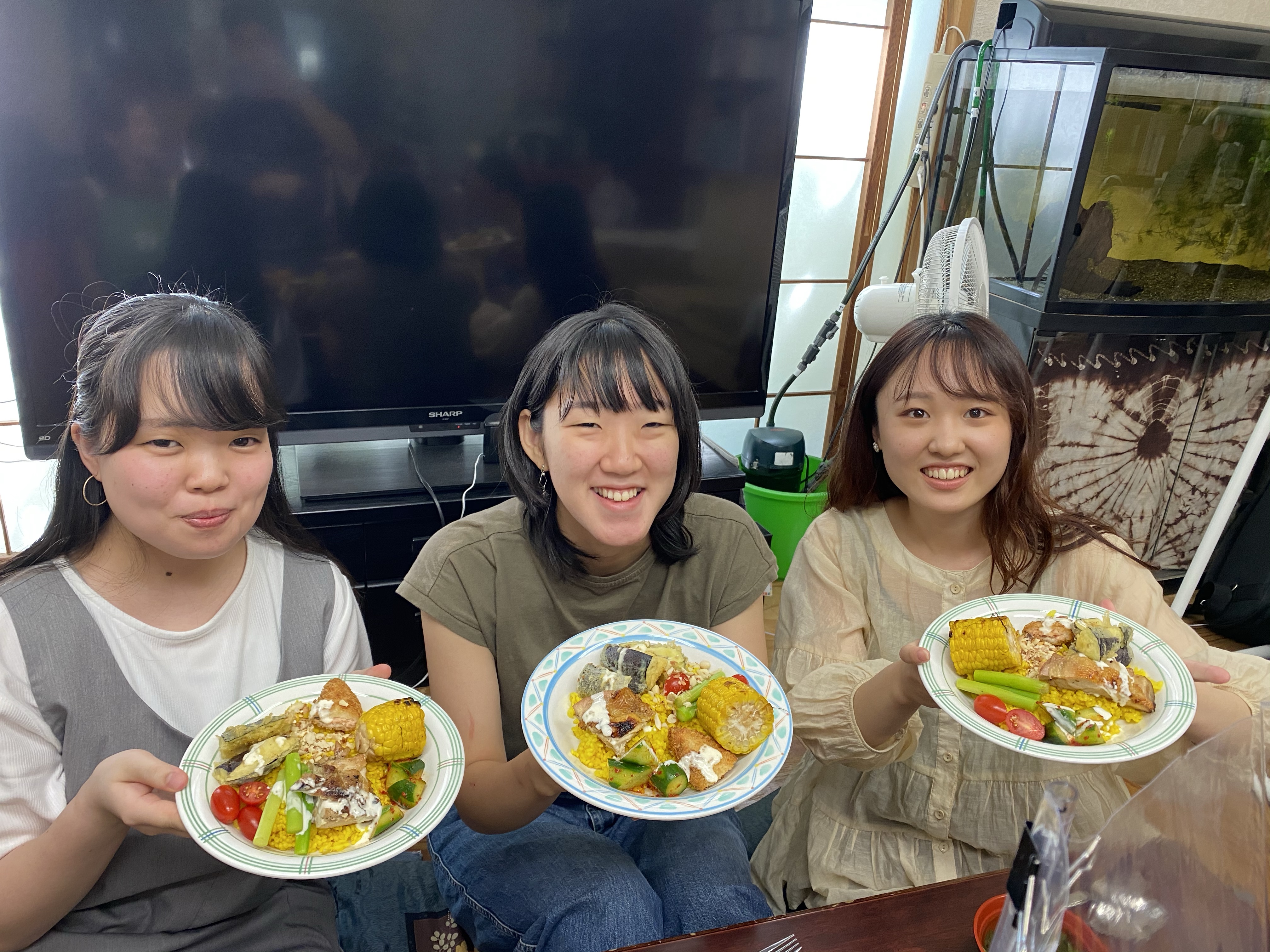 秋晴れの日の昼下がり
