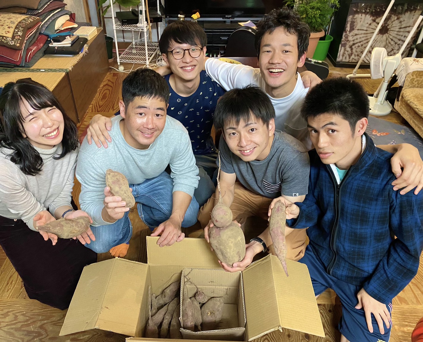 秋の味覚、さつまいもをいただきました！